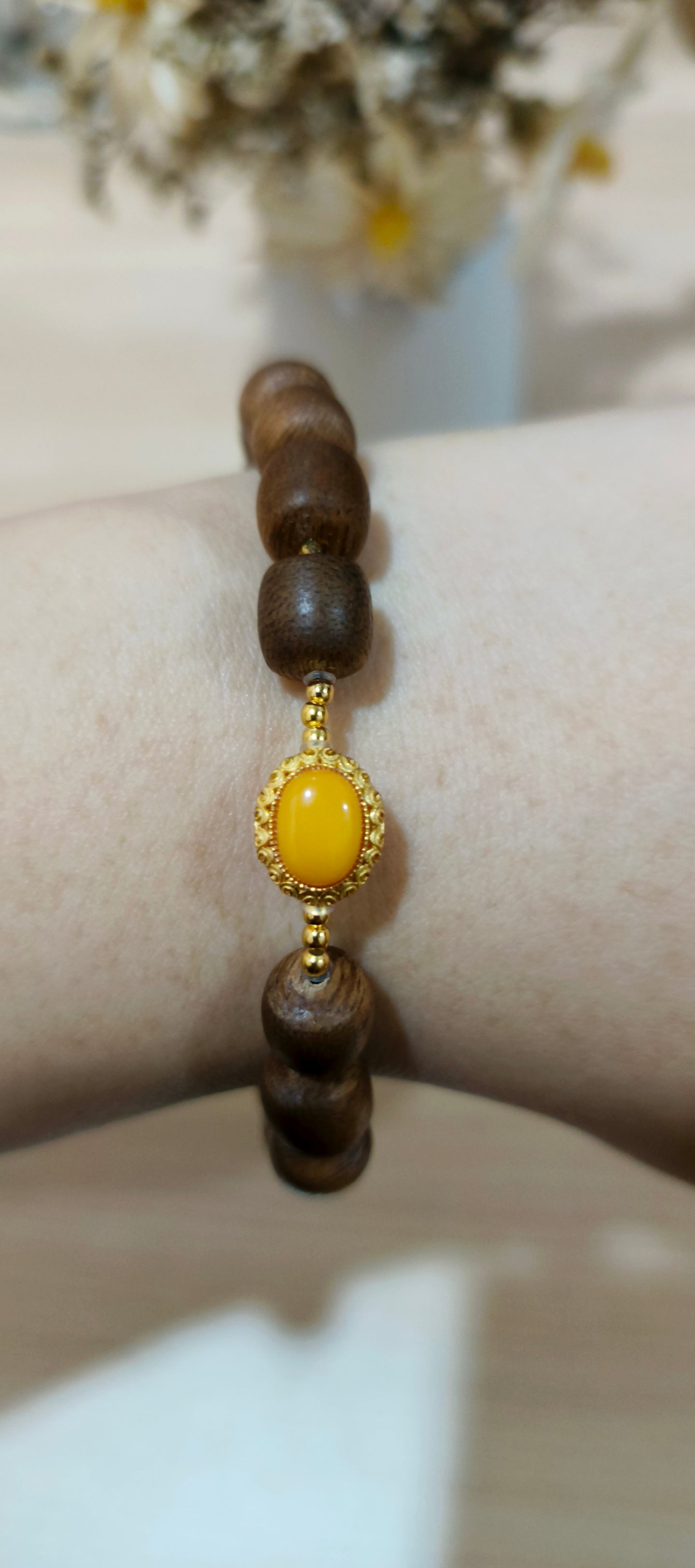 Enchanted & Handcrafted Natural Agarwood Bracelet