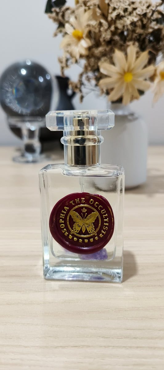 Enchanted & Handcrafted Natural Amethyst Crystals EDP Perfume