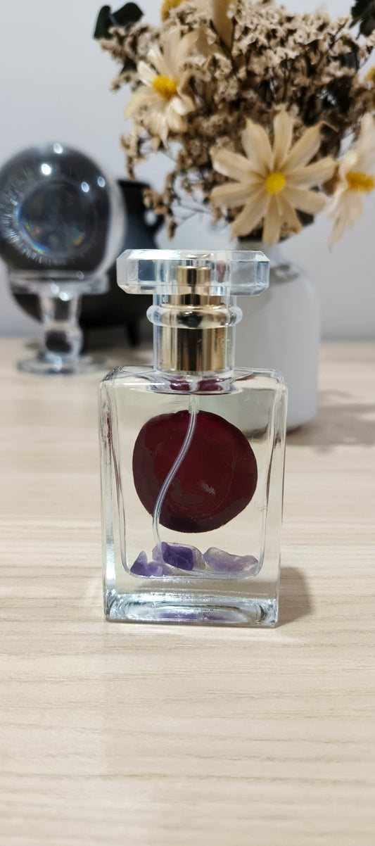 Enchanted & Handcrafted Natural Amethyst Crystals EDP Perfume